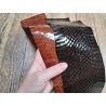 2 peaux de cuir de serpent - A - Cuir en Stock