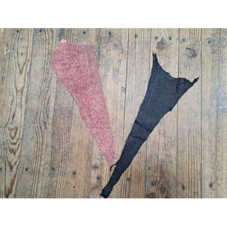 2 peaux uniques - Cabillaud - Cuir en Stock