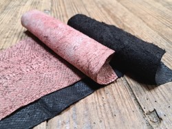 2 peaux uniques - Cabillaud - Cuir en Stock