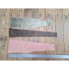3 peaux uniques - Saumon - D - Cuir en Stock