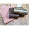 3 peaux uniques - Saumon - D - Cuir en Stock