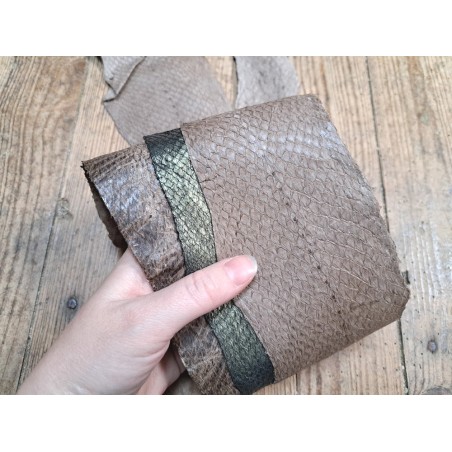 3 peaux uniques - Saumon - H - Cuir en Stock
