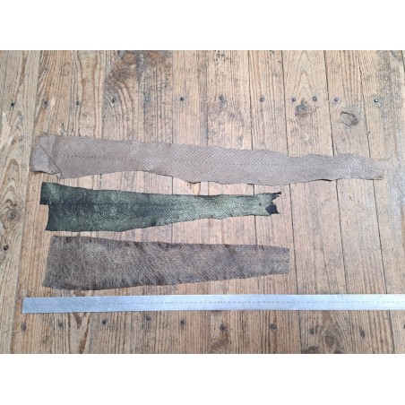 3 peaux uniques - Saumon - H - Cuir en Stock