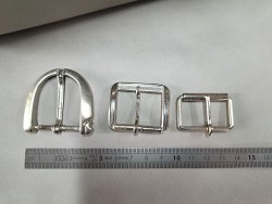 LOT de 3 boucles de ceinture - C - Cuirenstock