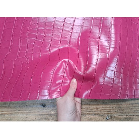 morceau rectangulaire 82x52 cm - rose - cuirenstock