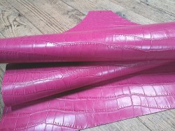 morceau rectangulaire 82x52 cm - rose - cuirenstock