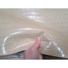 Morceau unique 82x59 - N°9 - Crocodile - Beige - Cuir en Stock