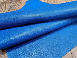 morceau rectangulaire 82x52 cm - bleu océan - cuirenstock