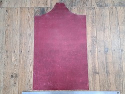 morceau rectangulaire 82x52 cm - pullup - framboise - crocodile - Cuirenstock