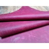 morceau rectangulaire 82x52 cm - pullup - framboise - crocodile - cuirenstock