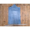 morceau rectangulaire 82x52 cm - nuancé bleu - crocodile - cuir en stock