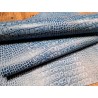 morceau rectangulaire 82x52 cm - nuancé bleu - crocodile - cuirenstock