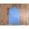 morceau rectangulaire 82x52 cm - bleu - petits grains - cuir en stock