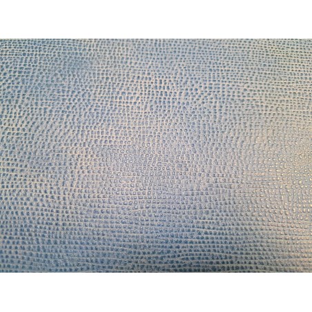 Morceau unique 82x59 - N°16 - Petits grains - Bleu - Cuir en Stock