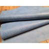 morceau rectangulaire 82x52 cm - bleu - petits grains - cuirenstock