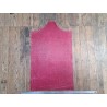 morceau rectangulaire 82x52 cm - rose framboise - crocodile - cuir en stock