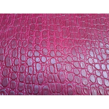 Morceau unique 82x59 - N°17 - Crocodile - Rose framboise
