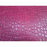 Morceau unique 82x59 - N°17 - Crocodile - Rose framboise