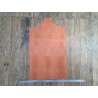 morceau rectangulaire 82x52 cm - abricot - lézard - cuir en stock