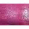 Morceau unique 82x59 - N°19 - Caïman - Rose - Cuirenstock