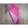 morceau rectangulaire 82x52 cm - rose - caïman - cuirenstock