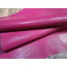 morceau rectangulaire 82x52 cm - rose - caïman - cuirenstock