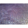 Morceau unique 82x59 - N°20 - Crocodile - Violet - Cuirenstock