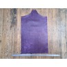 morceau rectangulaire 82x52 cm - violet - crocodile - cuir en stock