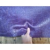 morceau rectangulaire 82x52 cm - violet - crocodile - Cuirenstock