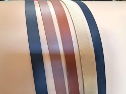 5 bandes de cuir classique ou à effet - 2ème choix