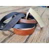 5 bandes de cuir classique ou à effet - 2ème choix