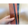 5 bandes de cuir classique ou à effet - 2ème choix