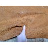 Peau de veau velours camel - félin - maroquinerie - cuirenstock