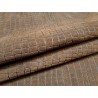 Peau de veau velours - marron - crocodile - maroquinerie - cuirenstock