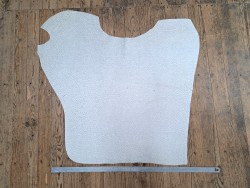 Peau de veau velours - blanc - léopard - maroquinerie - Cuirenstock