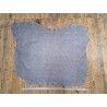 Peau de veau velours - gris - léopard - maroquinerie - cuir en stock