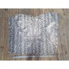 Peau de veau velours - gris clair - serpent - maroquinerie - cuir en stock