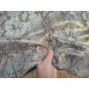 Peau de veau velours - gris clair - serpent - maroquinerie - Cuirenstock