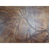 Morceau unique 82x59 - N°5 - Effet froissé - Bronze - Cuir en Stock