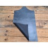 Morceau unique 82x59 - N°8 - Petits grains - Noir - Cuir en Stock