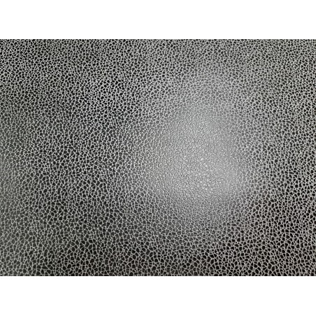 Morceau unique 82x59 - N°8 - Petits grains - Noir - Cuir en Stock