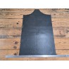 morceau rectangulaire 82x52 cm - caïman - charbon - Cuirenstock