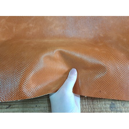 morceau rectangulaire 82x52 cm - karung - caramel - Cuirenstock
