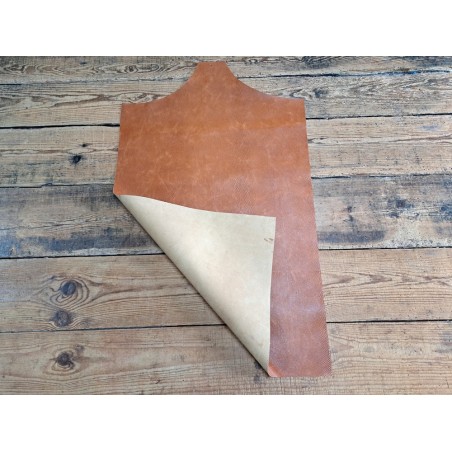 Morceau unique 82x59 - N°13 - Karung - Caramel - Cuir en Stock