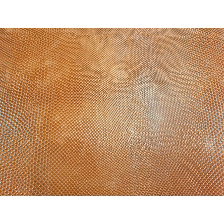 Morceau unique 82x59 - N°13 - Karung - Caramel - Cuir en Stock