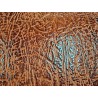 Morceau unique 82x59 - N°15 - Gros grains - Brun rouge - Cuir en Stock