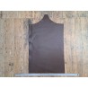 morceau rectangulaire 82x52 cm - marron - petits grains - cuir en stock