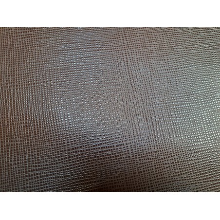 Morceau unique 82x59 - N°5 - Petits grains - Marron - Cuir en Stock