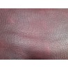 morceau rectangulaire 82x52 cm - bordeaux - lézard - Cuirenstock