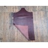Morceau unique 82x59 - N°14 - Lézard - Bordeaux pullup - Cuir en Stock